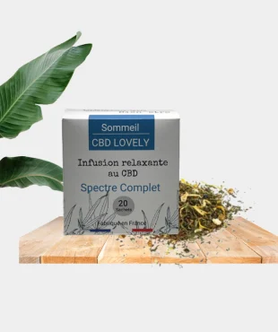 INFUSION CBD SOMMEIL SPECTRE COMPLET | CBD LOVELY PARIS