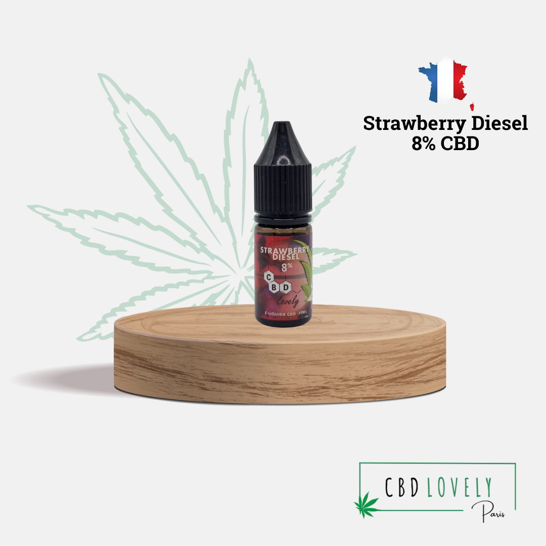 E liquide CBD Strawberry Diesel 8% 1 E-liquide CBD Strawberry diesel cbd - VAPE CBD - CBD LOVELY