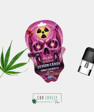 VAPE CBD EXPLOSIVE 90% - CANDY DEMON 5.0 | CBD SHOP PARIS - CBD LOVELY