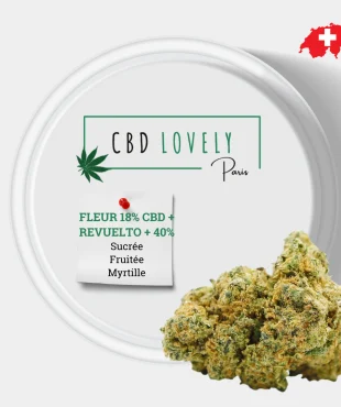FLEUR CBD REVUELTO + 40% BLUEBERRY | CBD LOVELY Paris®
