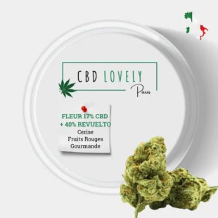 FLEUR CBD REVUELTO + 40% CHERRY RUNTZ | CBD LOVELY Paris®