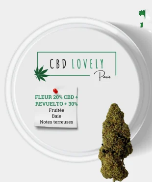 FLEUR CBD REVUELTO + 30% RASPBERRY | CBD LOVELY Paris®
