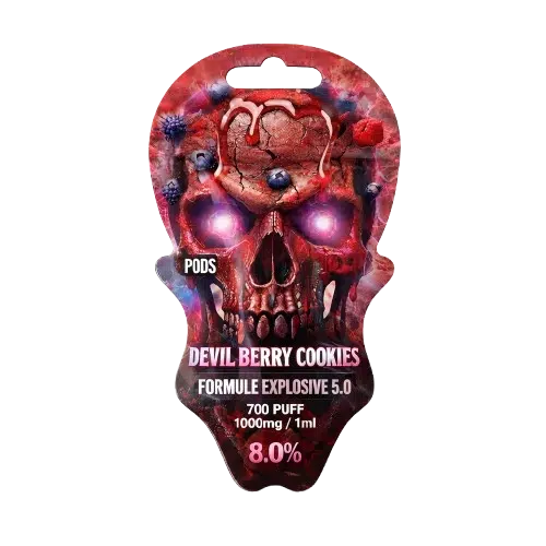 Vape explosive 90% MAX EFFECT | Devil Berry Cookies 5.0 1 DEVIL BERRY COOKIES VAPE CBD EXPLOSIVE 90% | CBD SHOP PARIS - CBD LOVELY
