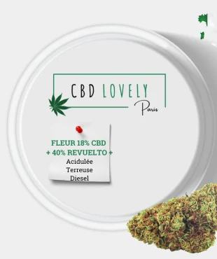 FLEUR CBD SOUR DIESEL REVUELTO + 40% | CBD LOVELY Paris®